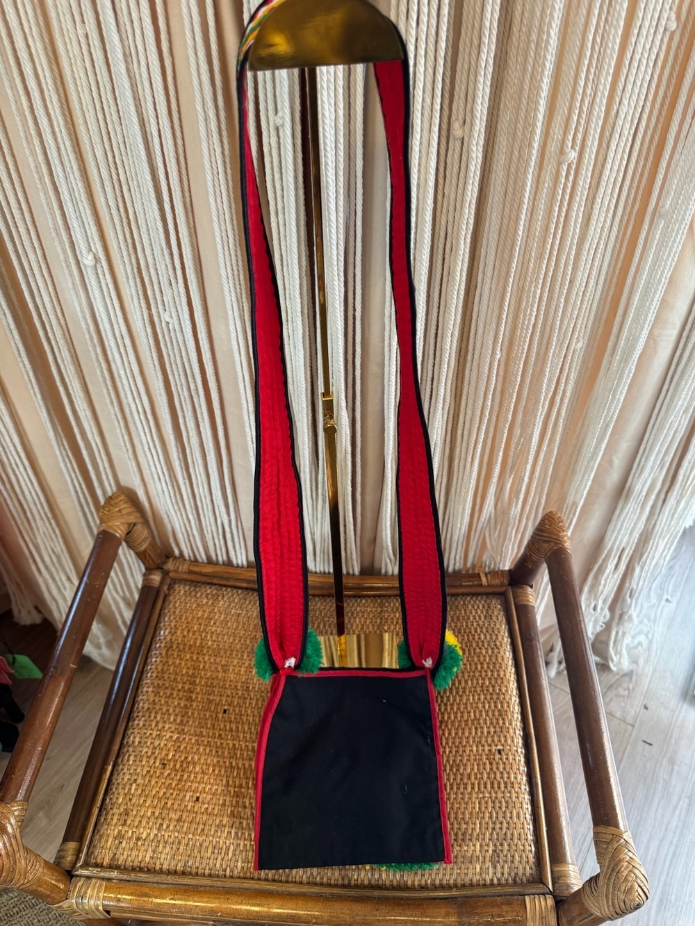 Authentic Amis Taiwanese Indigenous Lover’s Bag Boho Festival Crossbody Purse - Picture 5 of 11